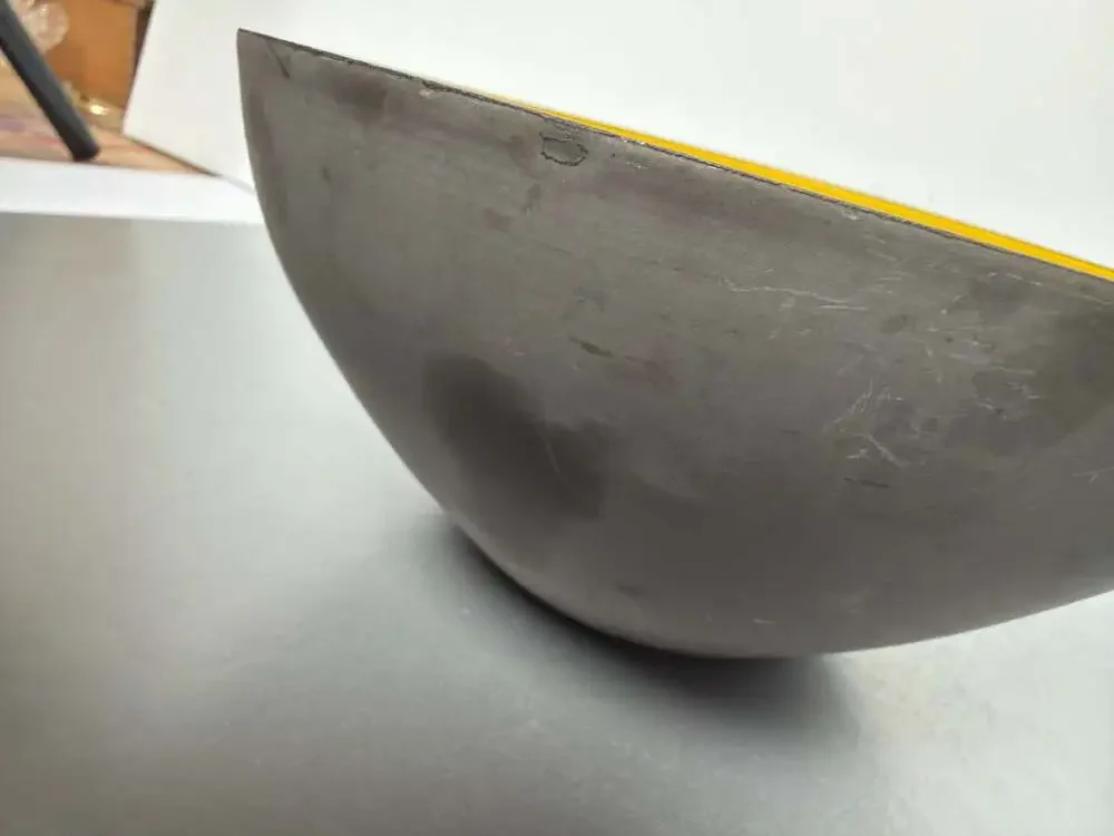 Vintage Herbert‎ Krenchel Krenit Bowl Yellow Enamel 8